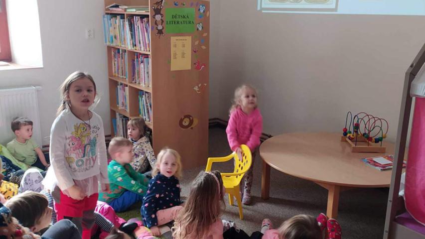 Beseda s MŠ v knihovně 15.3.2023